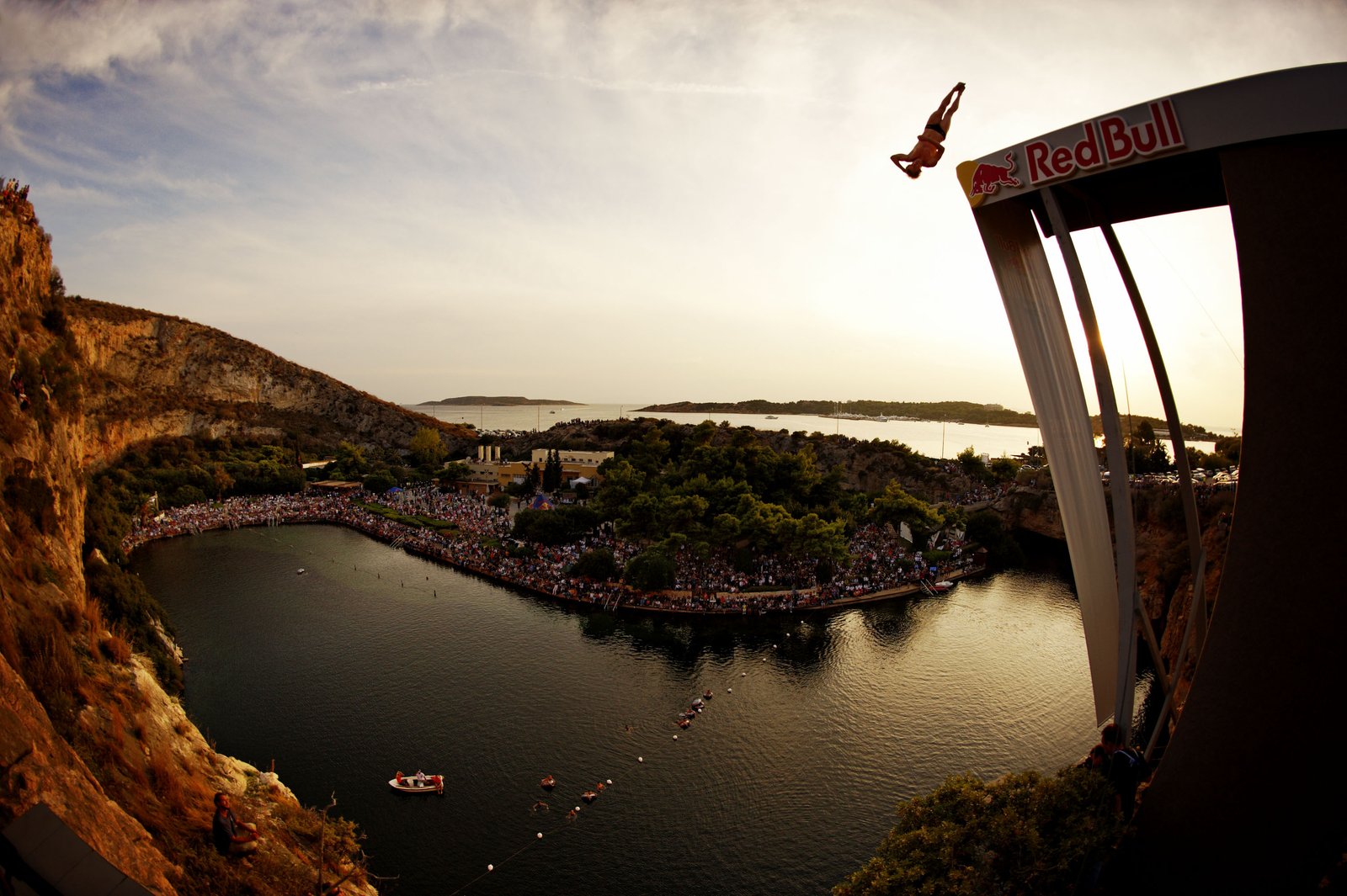 Red Bull Cliff Diving world series 2009, Greece